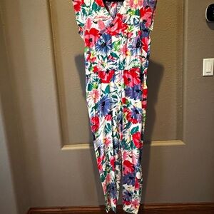 Floral Straight Leg Jumpsuit